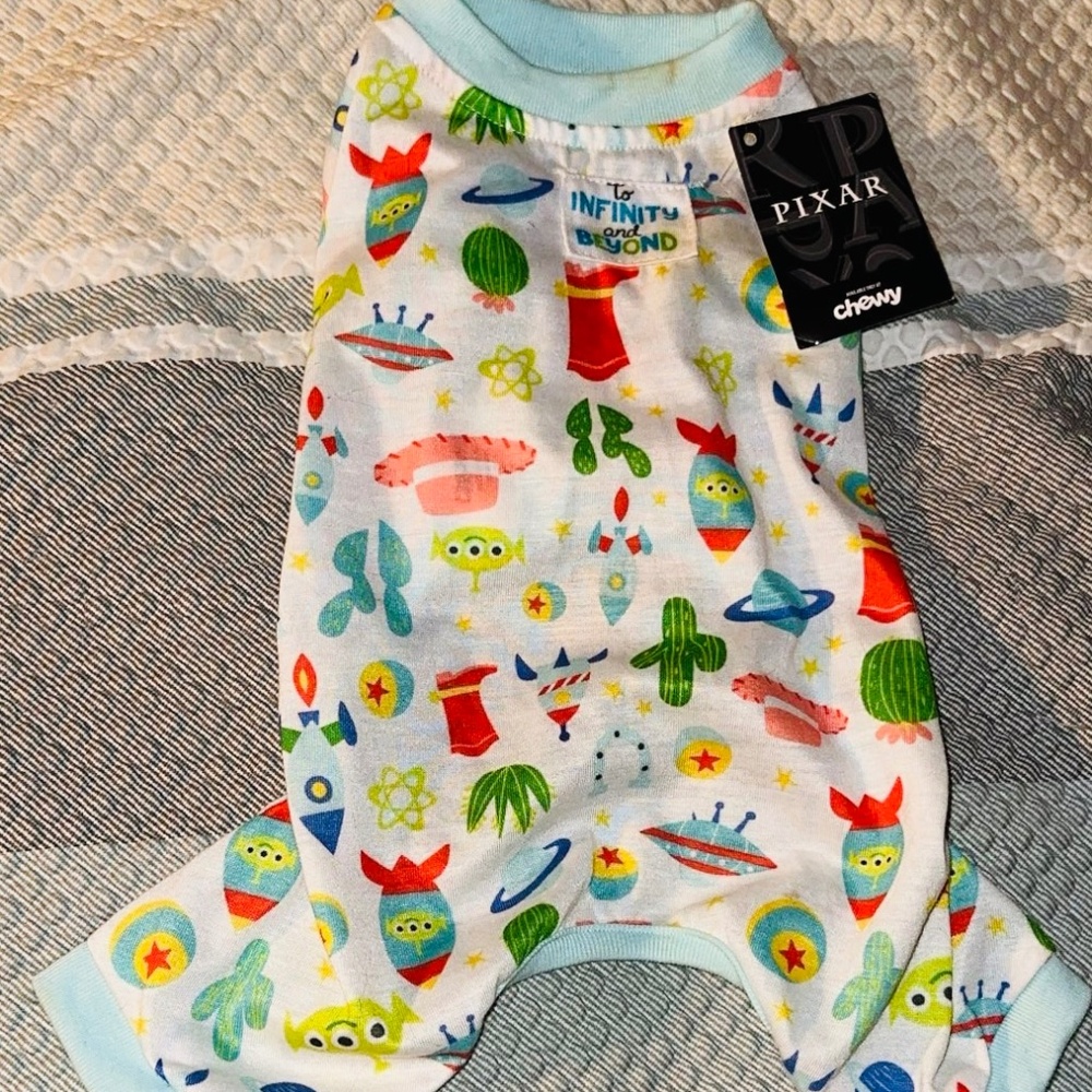 Pixar Toy Story “Infiniti & Beyond” Dog & Cat Jersey PJs